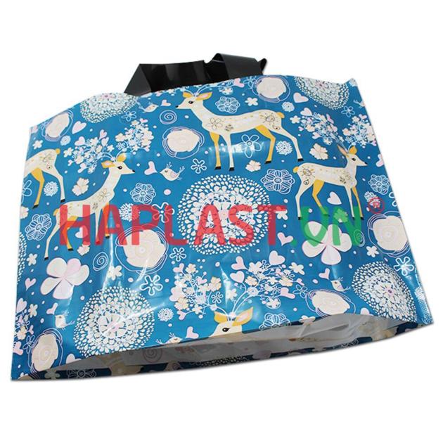 Soft Loop Handle Plastic Bag With