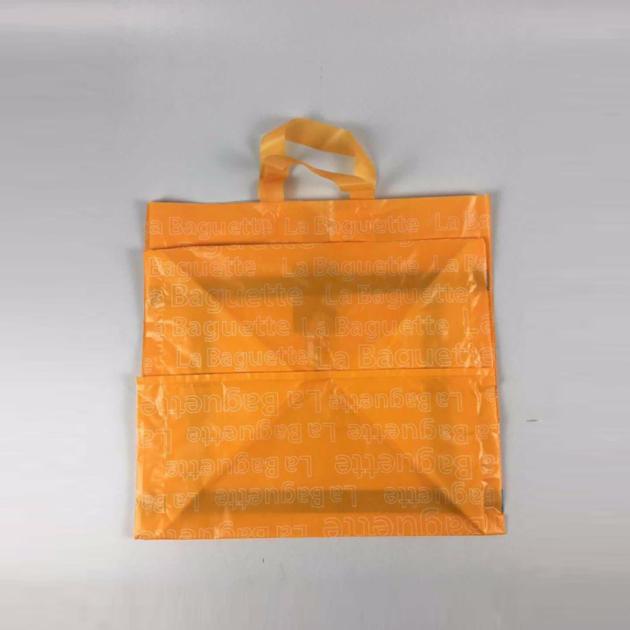 PLASTIC CATERING BAGS WITH SOFT LOOP