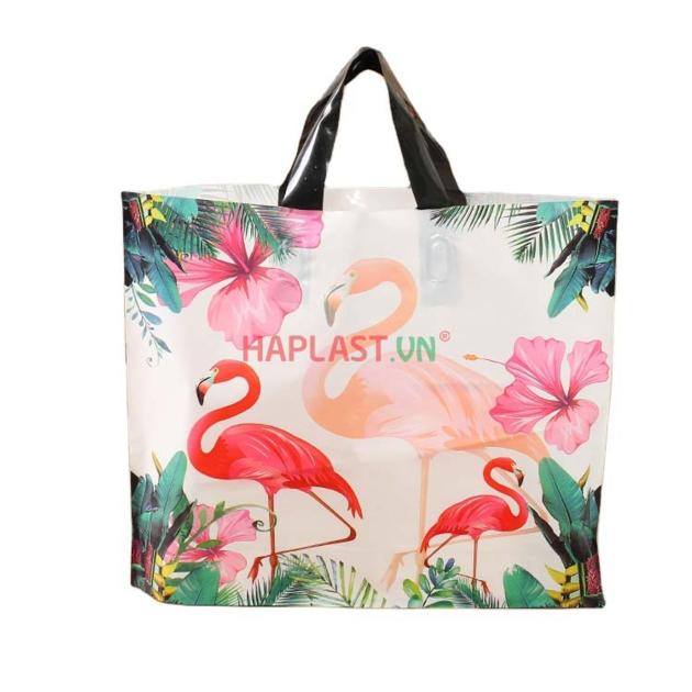 Soft Loop Handle Plastic Bag With