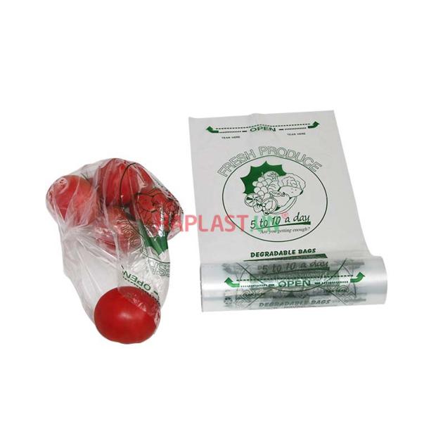 Food Grade Plastic Produce Bags Roll 