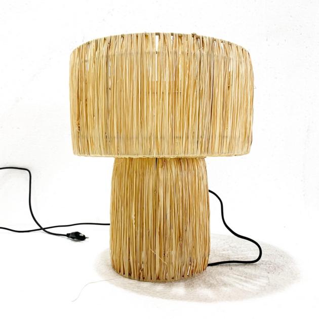 Elephant Grass Table Floor Light Bulb Lampshade Home Decor Manufactured in Vietnam