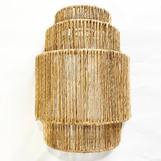 Natural Jute Wall Light Lampshade Wall Decor Elegant Design Manufactured in Vietnam