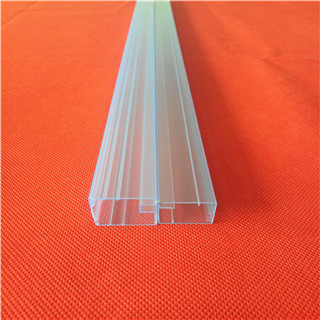 Clear PVC Packaging Tube With End