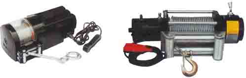 Electric winch, winch, hand winch