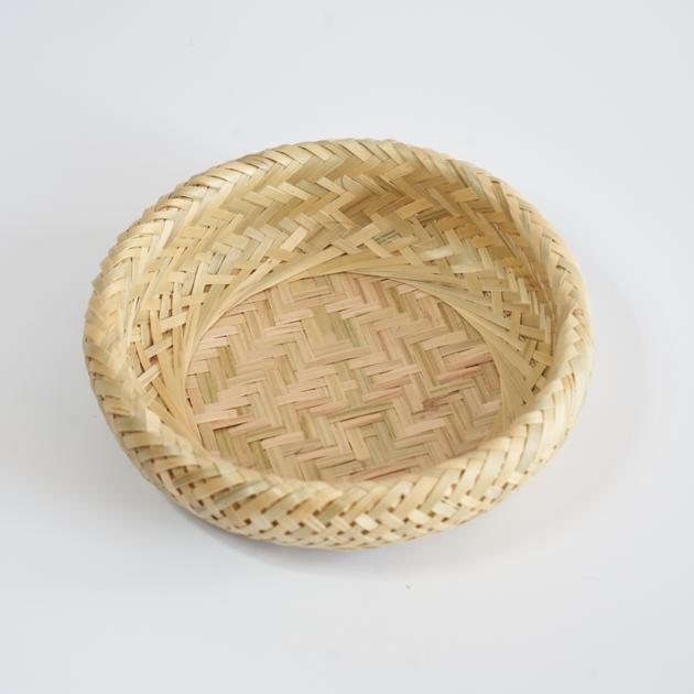 Oval Bamboo Rattan Woven Fruit Storage