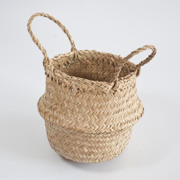 Seagrass Belly Woven Basket Made in Vietnam HP - B021