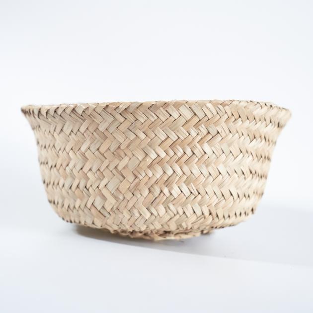 Seagrass Belly Woven Basket Made In