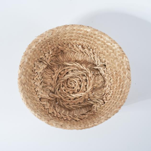 Seagrass Belly Woven Basket Made In