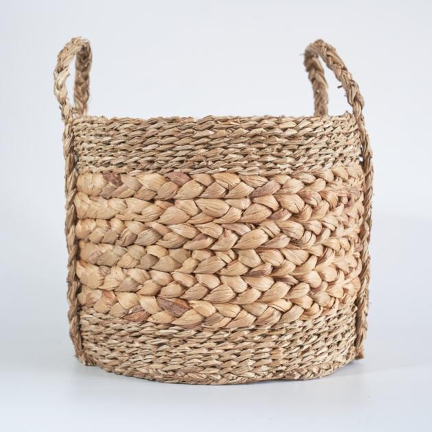 Seagrass Water Hyacinth Woven Basket Set