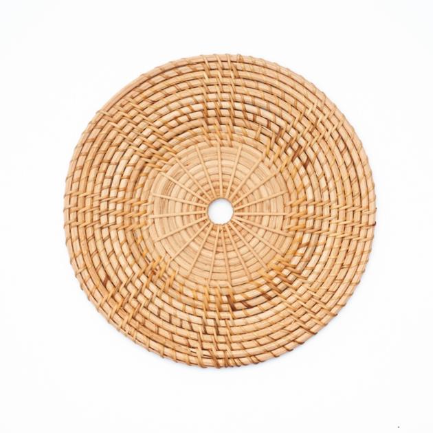 Round Rattan Woven Placemat Tablewares Made