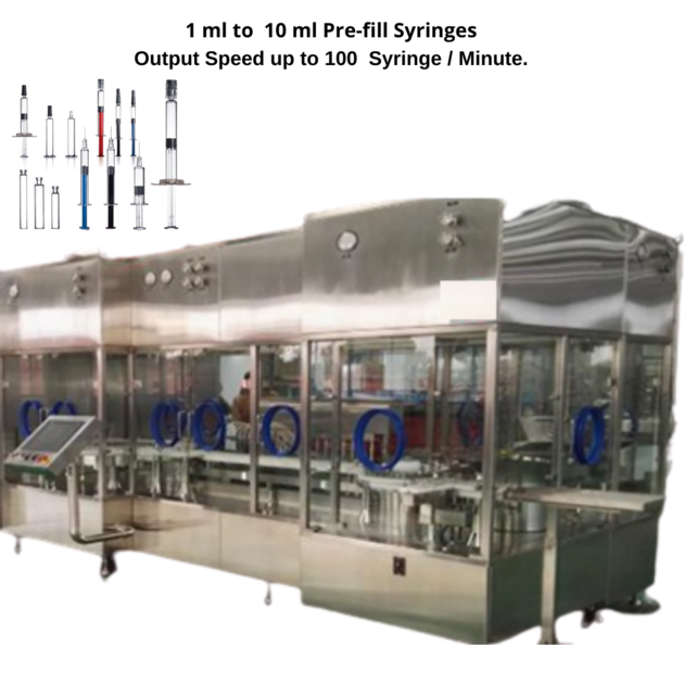 Pre Filled Syringe Filling Stoppering And