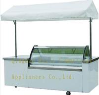 Leavo-Ice Cream Showcase, Gelato Showcase, Dipping Cabinet
