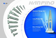 concrete construction form tie and accessory wedge bolt
