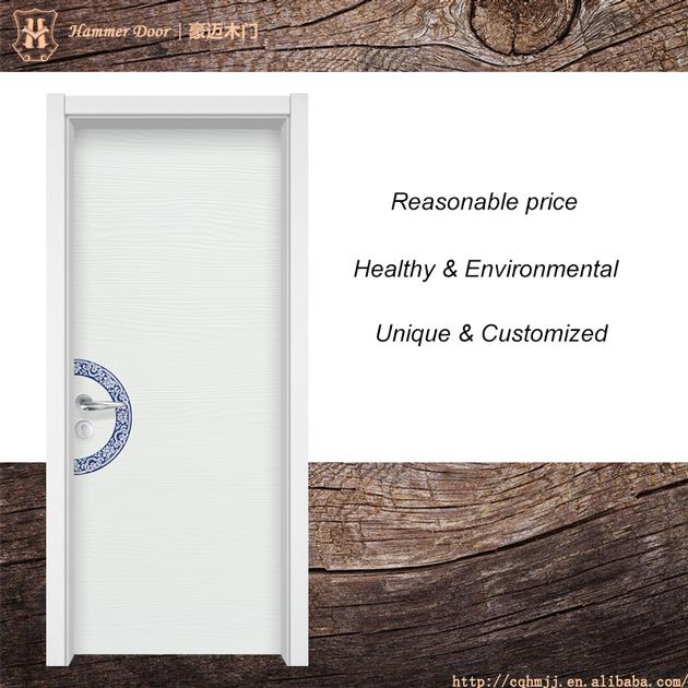 Office wood door with white door and creative design style