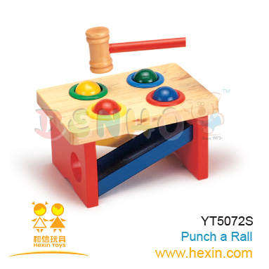wooden toy-Punch a Rall