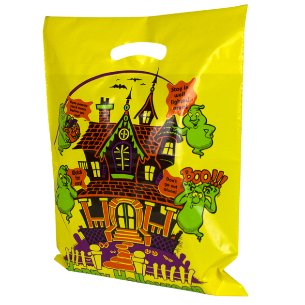 Custom Printing Plastic Die Cut Shopping Bag