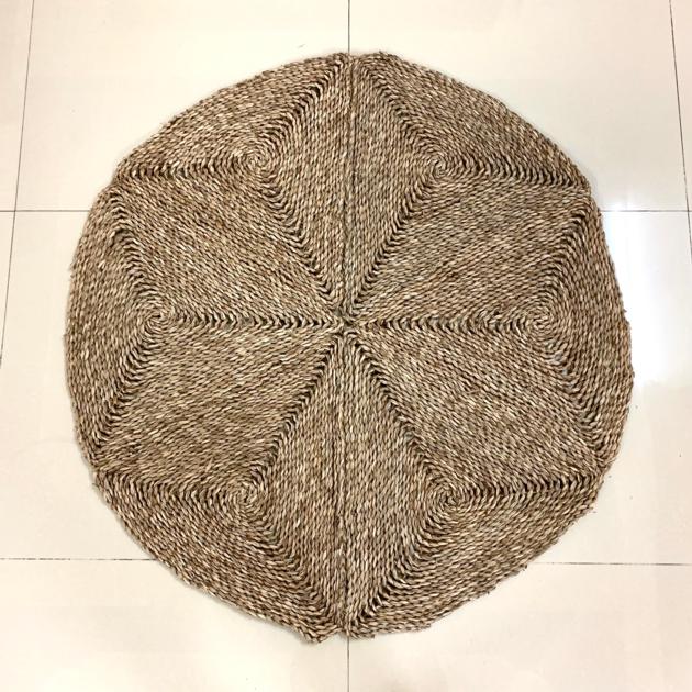 Texture Stitched Seagrass Rug Style 1