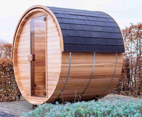 traditional home sauna room