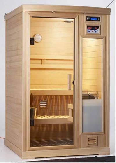 Traditional Finish Wood Sauna Room