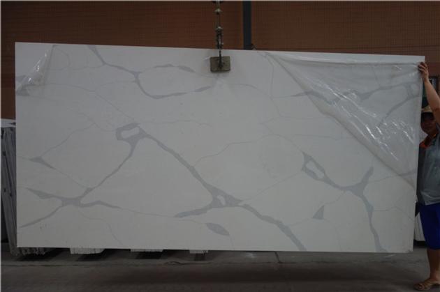 Calacatta White Quartz Stone Slabs