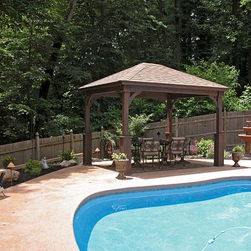 wooden garden gazebo
