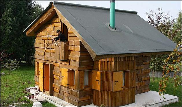 ready made wooden house