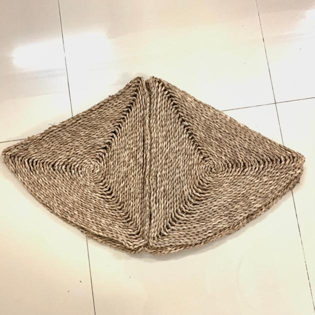 Texture Stitched Seagrass Rug Style 1