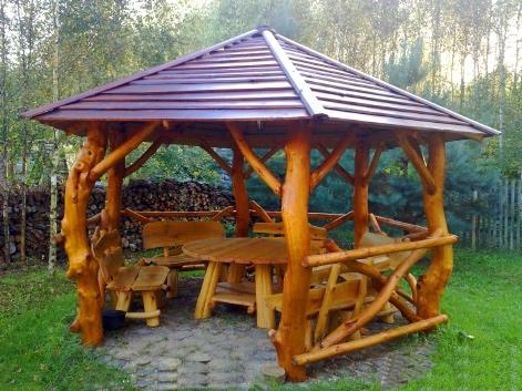 Square Wooden Gazebo