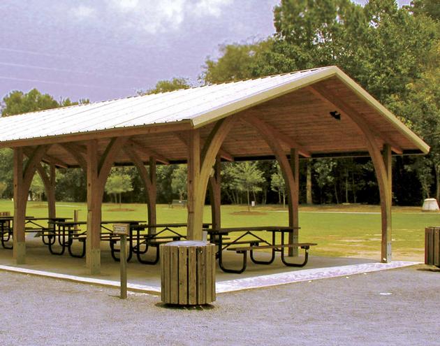 Square Wooden Gazebo