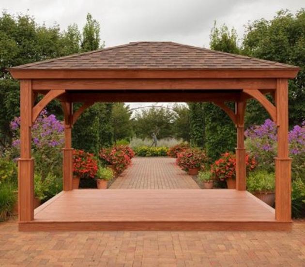 Outdoor Wooden Gazebo Designs