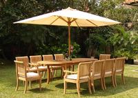 Teak garden furniture