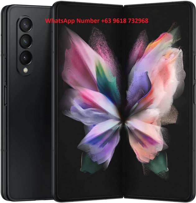 SAMSUNG Galaxy Z Fold 3 5G Factory Unlocked Android Cell Phone US Version Smartphone Tablet 2-in-1 F