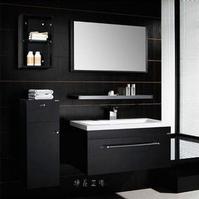 369 cm thick water imported from Thailand 2 AA grade oak bathroom cabinet