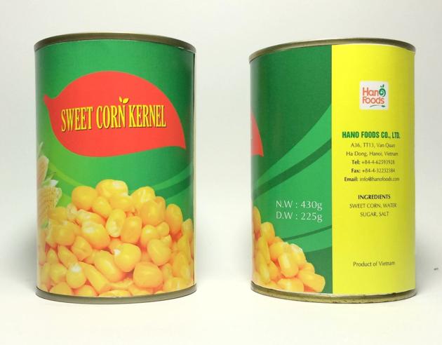 Hot Selling Canned Sweet Corn