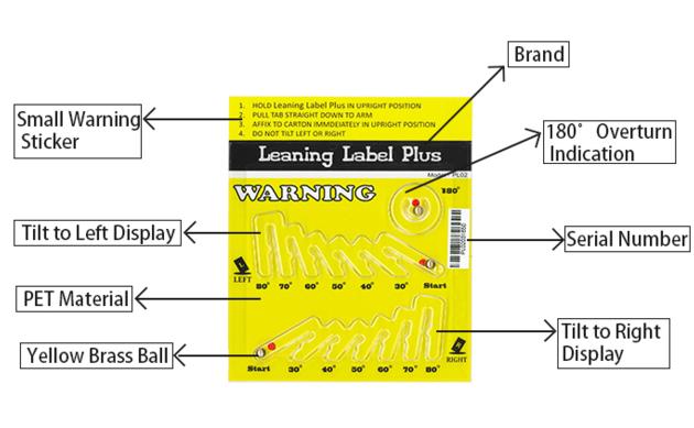 Leaning Label Plus For Shipping Monitor