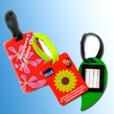 plastic luggage tag