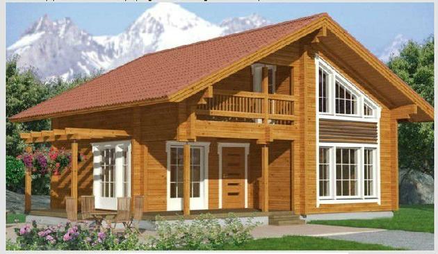 Prefabricated Wood Bungalow House