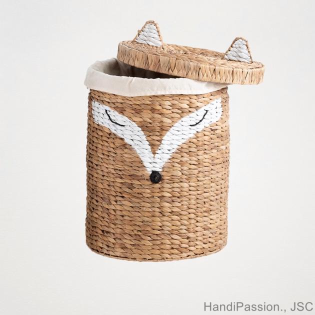 Water Hyacinth Bear Fox Shaped Woven