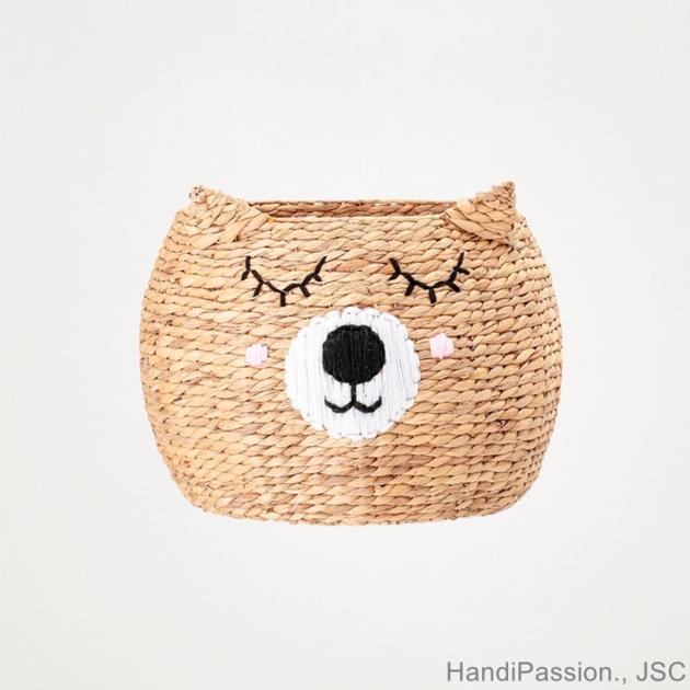 Water Hyacinth Bear Fox Shaped Woven