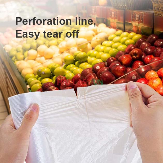 Clear Plastic Fruit Vegetable Produce Bags