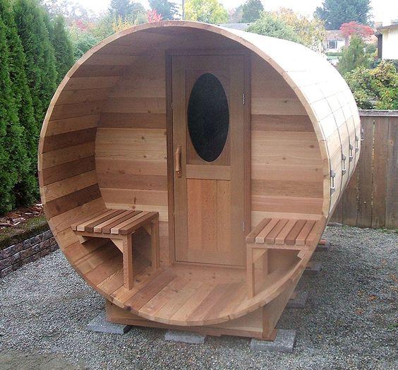Traditional Home Sauna Room