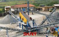 Shanghai Shunky stone crushing plant 300TPH-350TPH.