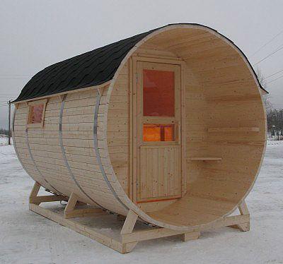Wooden Outdoor Steam Sauna Room For