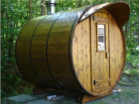 Wooden Outdoor Steam Sauna Room For