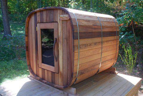 Wooden Outdoor Steam Sauna Room For