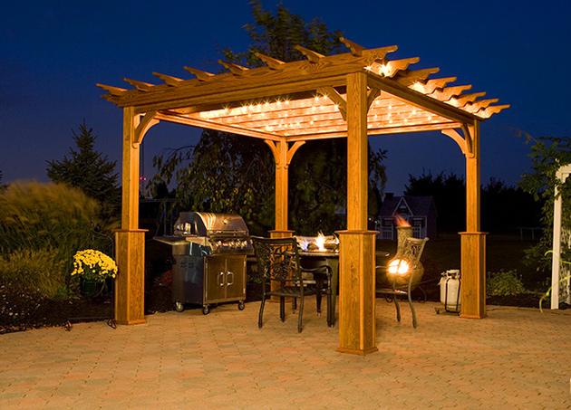 prefabricated wood pavilion