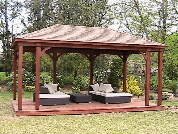 Outdoor Wooden Gazebo Designs