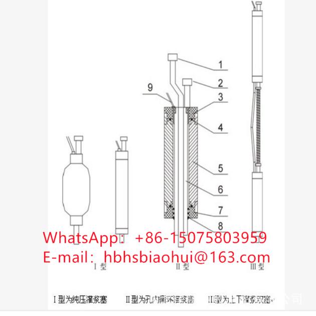 Cement Water Injection Inflatable Packer For