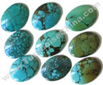 Turquoise cabochon jewelry