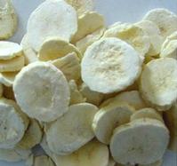 Freeze dried banana slice